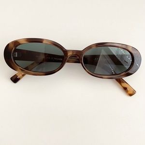Le Specs Outta Love Sunglasses in Tort, Tortoise